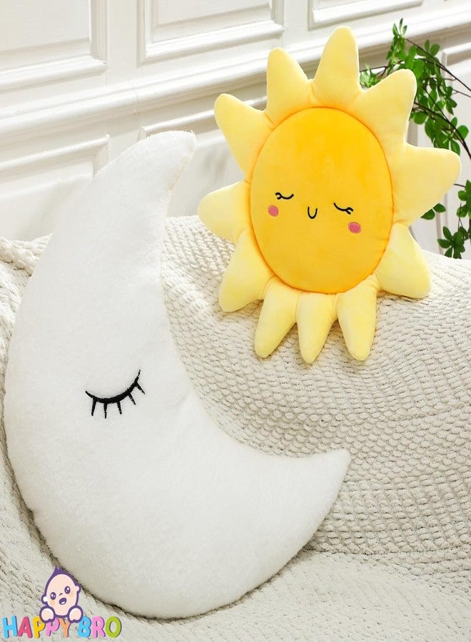 HAPPY BRO White Color Star, Moon & Cloud Shaped Pillow Super Soft Plush Cushion for Kids, Baby Nursery, Bedroom & Gifting Set of 3 - Image 4